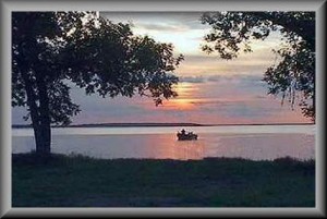 Devils Lake Sunset